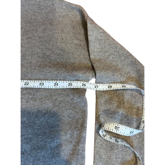 VINCE Oversize Wool Cashmere Blend Boxy Sweater Gray Grey Women's SMALL - Picture 4 of 7